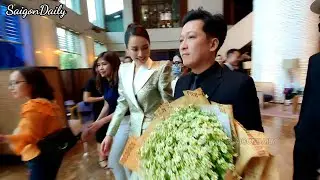 TRƯỜNG GIANG tay trong tay NHÃ PHƯƠNG hạnh phúc khoe nhà hàng mới sắp khai trương