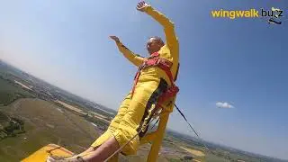 Wing Walking with Wingwalk Buzz  Leeds East Airport June 2025