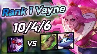 Vayne Vs Zeri Yuumi - ADC Gameplay