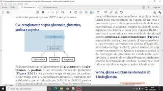 ACH5543 Aula12 - Biossíntese de Aminoácidos, Nucleotídeos e Moléculas Relacionadas - Parte 1
