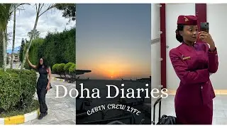 Doha Diaries: cabin crew vlog | Nepal & Indonesia | date night | mall run | Qatar