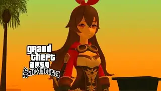 GTA SA - Amber from Genshin Impact + Animated Face | Skins Mods PC/Android