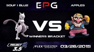 ePG Weekly - Souf | Blu2 (Mewtwo) Vs. Apples (Wario) SSBPM (Winners R2) - Project M