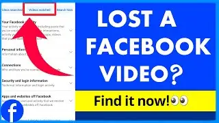 How to Find Your Facebook Video Watch History | Recover Watched Videos on Facebook