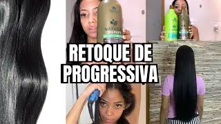 RETOQUE DE PROGRESSIVA SOZINHA | passo a passo