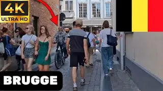 Silent Walk In Belgium Streets