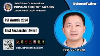 Prof. Jun Wang, Shandong Agricultural University, China | PST Awards 2024 | sciencefather.com