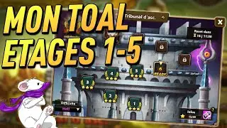 MON TRIBUNAL D'ASCENSION HELL ! (ETAGE 1-5, 3 CONTRAINTES, Avril 2024) Summoners War Sky Arena