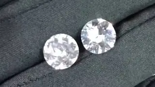 White Sapphire , White Sapphire Pair , White Sapphire Earring , Diamond Earring , Round Diamonds