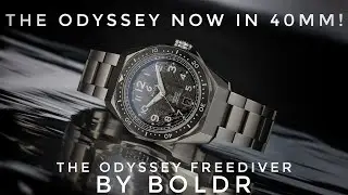 Модель Boldr Odyssey Freediver диаметром 40 мм &mdash; метеоритный циферблат!