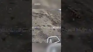 Russian soldiers hiding from Ukrainian drone #shorts #ukraine
