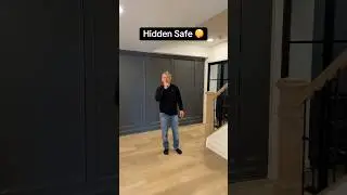 Hidden Safe Behind a Hidden Closet! 🤫 Discreet, Secure, Sleek #hiddendoor #hiddengems #homesecurity