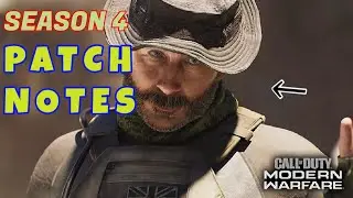 SEASON 4 NEW PATCH NOTES!! (Warzone)