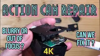 4K Action Camera Repair  &ldquo;Fixed focal length &ldquo; Adjustment #actioncamera #new #repair #test