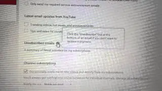 HOW TO DISABLE YOUTUBE EMAIL SUBSCRIBER NOTIFICATIONS