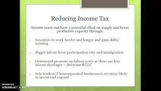 Tax concessions