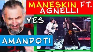 Måneskin feat. Manuel Agnelli - ‘Amandoti |  Sanremo 2021 - Italian singer react (English/Italian)