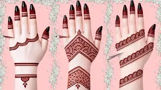Top 5 New Trick Mehndi Design / Simple Stylish Mehndi Design / Back Hand Mehndi Design For Hands 