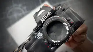 Creating a Nikon F4 with a 3D pen