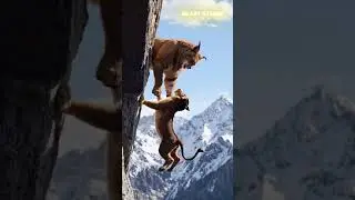 Bobcat vs Lion: Unexpected Alliance in Epic Feline Showdown! 🐱🦁💥