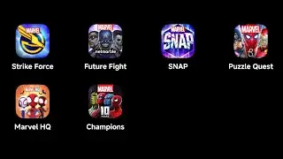 Marvel Android: Marvel Strike Force,Marvel Future Fight,Marvel Snap,Puzzle Quest,Marvel Champions