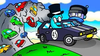 We Race and Destroy 100 Cars in Stunt Derby!