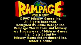 Rampage World Tour - PlayStation Playthrough