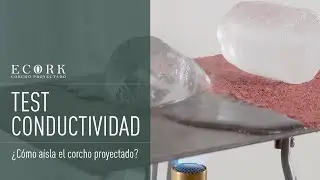Test real conductividad Ecork  &iquest;C&oacute;mo a&iacute;sla el corcho proyectado Ecork?