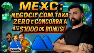 A promo&ccedil;&atilde;o mais INSANA da MEXC: 100 tokens com TAXA ZERO + PR&Ecirc;MIOS de $1000 em b&ocirc;nus!!