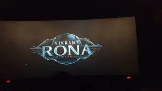 Vikrant Rona Glimpse in Theatre | GT Mall | PVR | Kichcha Sudeep | kiccha sudeep | VR
