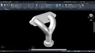 How to Make Exhaust Pipe  Model in AutoCAD