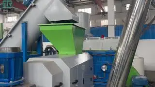 Plastic PE Film PP Woven Bag Squeezing Drying Machine