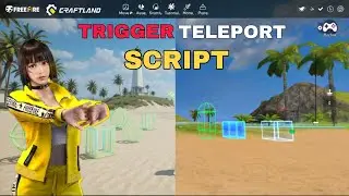 Free Fire Craftland Trigger Tutorial | Trigger Se Teleport Kaise Kare | FF Teleport Trick