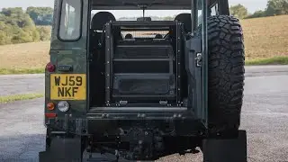 Land Rover Defender 90 Dog Crate & Steps Install | Dog & Drive
