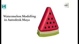 &ldquo;Realistic Watermelon 3D Model | Maya Food Modeling&rdquo; #Watermelon#FruitModel#3DFruit#FoodModeling