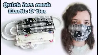 Quick and Easy Face Mask with Filter Pocket