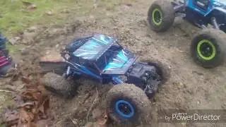Her first RC unboxing and mud test 1/18 scale hapinic rock crawler