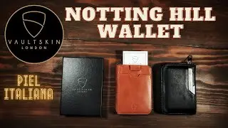 Vaultskin London Wallet | Notting Hill  La Cartera que Cambiar&aacute; tu Vida / Cuero Italiano y Zipper