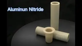 Aluminum nitride crucible and parts