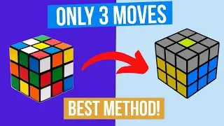 How to solve second layer of rubik's cube by three magical moves|Solve second layer