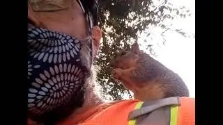 Impromptu Shoulder Squirrel Moment