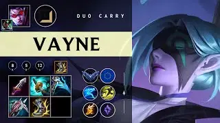 Vayne ADC vs Jhin - EUW Diamond Patch 26.01