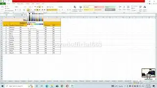 Student record in excel formatting top 3 students marks in excel create student mark sheet in excel