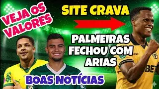 💣🚨BOMBA OU ESPECULAÇÃO? SITE CRAVA JHON ARIAS NO PALMEIRAS + ATUALIZAÇÃO DE VITOR ROQUE E ANDREAS