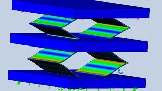SolidWorks Finite Elements Structural Simulation - Spring Sharp Vs Rounded Edge Demonstration