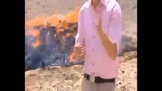 WATCH  BBC News Reporter Gets High On Burning Drugs   Journalist Inhales Burning Drugs While Filming