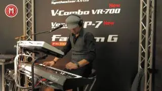 Musikmesse 2010: Auftritt von Jimmy Kresic mit dem Roland V-Combo VR-700