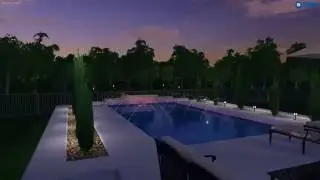 FiberClassy Pools - 3D Pool Design - The Pinnacle 30'