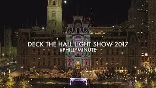 Deck The Hall Light Show 2017 Dilworth Park Wintergarden #PhillyMinute