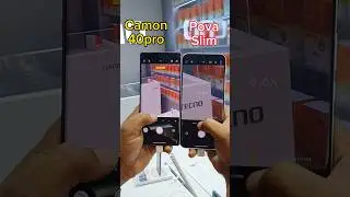 Тест камеры Tecno Camon 40 Pro против Tecno Pova Slim